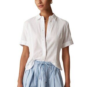 J. Crew White Knit Top